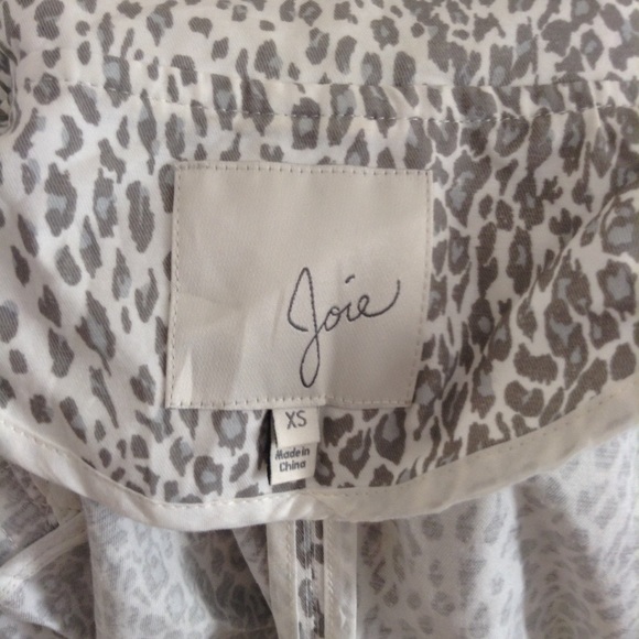 Joie Lightweight Jacket Barker A | Leopard Print - Picture 5 of 8